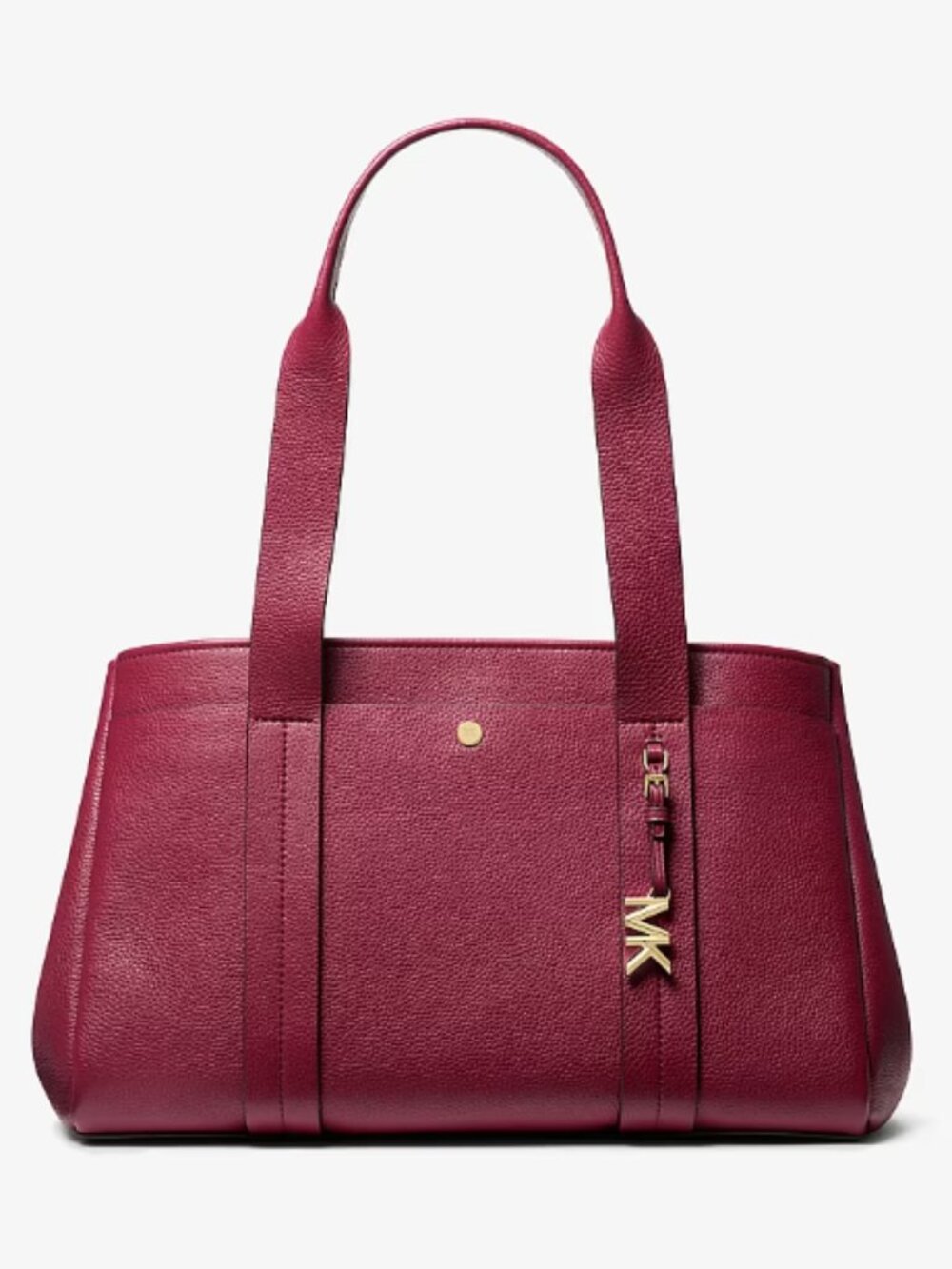 Michael Kors Burgundy/Maroon Romee Satchel Tote